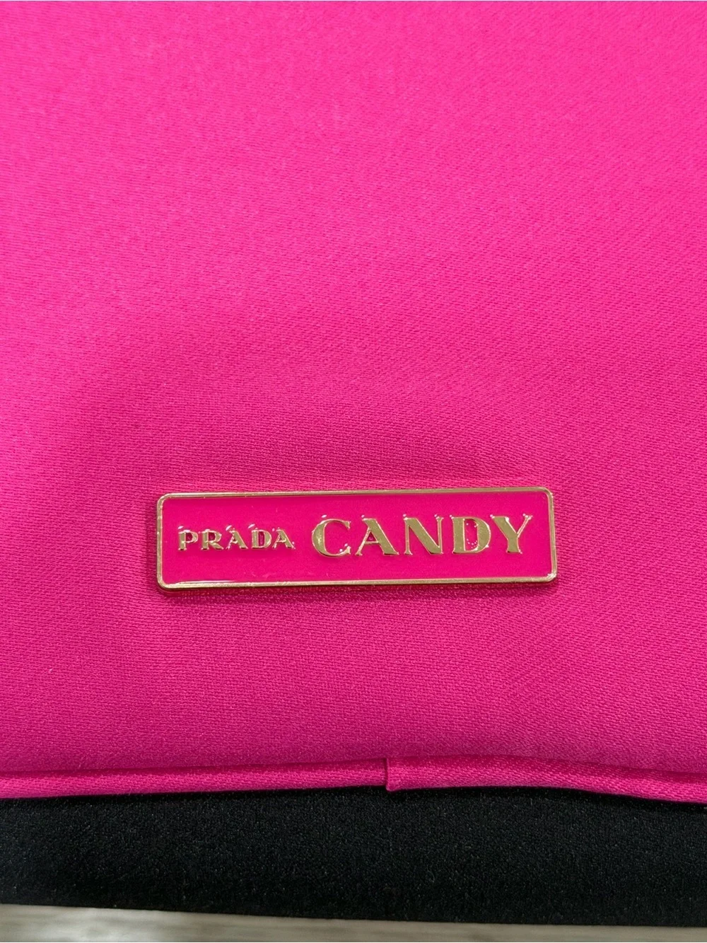 NWOT PRADA Candy Nylon Makeup/ Travel Case  Pink Cosmetic Bag  Valentines #7009